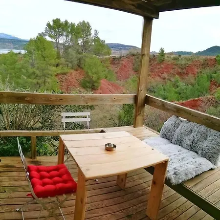 22 M2, Terrasse Vue Lac, Dans Propriete Face Au Du Salagou Daire *